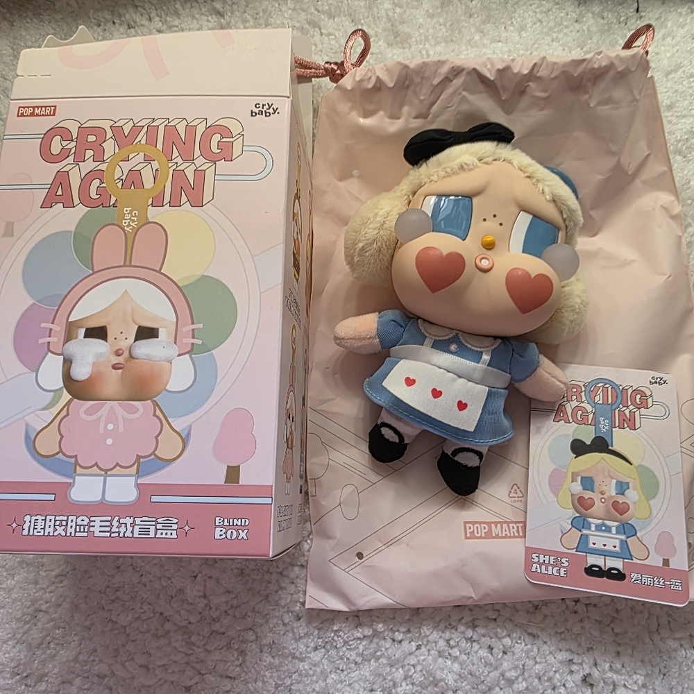 Crybaby Crying Again Confirmed She's Alice Pop Mart